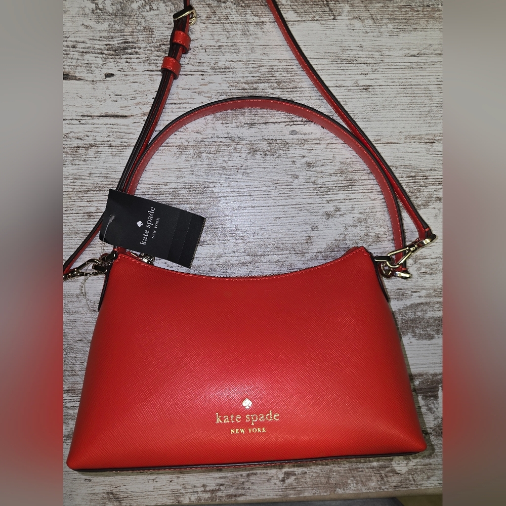 Kate Spade Sm Shoulder Purse Orangish Red  NWT